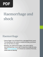 Haemorrhage and Shock