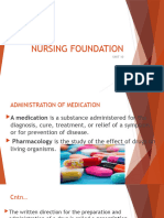 Administration of Medication