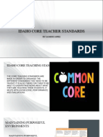 Idaho Core Teacher Standards