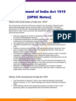Government of India Act of 1919 Upsc Notes 98