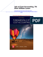 Download Fundamentals Of Cost Accounting 7Th Edition William Lanen full chapter