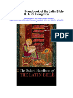 The Oxford Handbook of The Latin Bible H A G Houghton Full Chapter