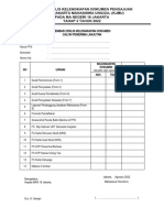 Lanjutan - Lembar Ceklis Kjmu 2022