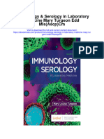 Immunology Serology in Laboratory Medicine Mary Turgeon Edd Mlsascpcm Full Chapter