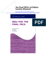 Download Sbas For The Final Frca 1St Edition Caroline Whymark all chapter