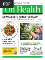 Consumer Reports On Health - Volume 36 Issue 5 May 2024