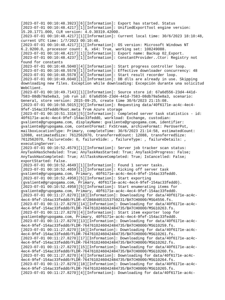 Trace Log | PDF | Metadata | Data