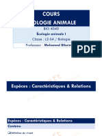 2 - Espèces-Carractéristiques & Relations