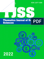 Issn Vol-8-Issue-3 2022 UIF 2021 IFS 2020 7.433 DOI: TJE - Tematics Journal of Social Sciences