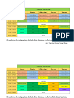 Horario - Cuarto - B Modificado