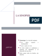 Clase Sinopsis - Teoria y Estetica