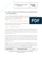 28-Crear Códigos de Estructura de Descomposición del Trabajo