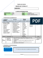 4º Tutoría Lunes 15 de Abril