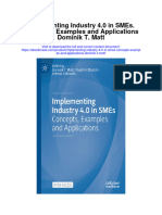 Implementing Industry 4 0 in Smes Concepts Examples and Applications Dominik T Matt Full Chapter