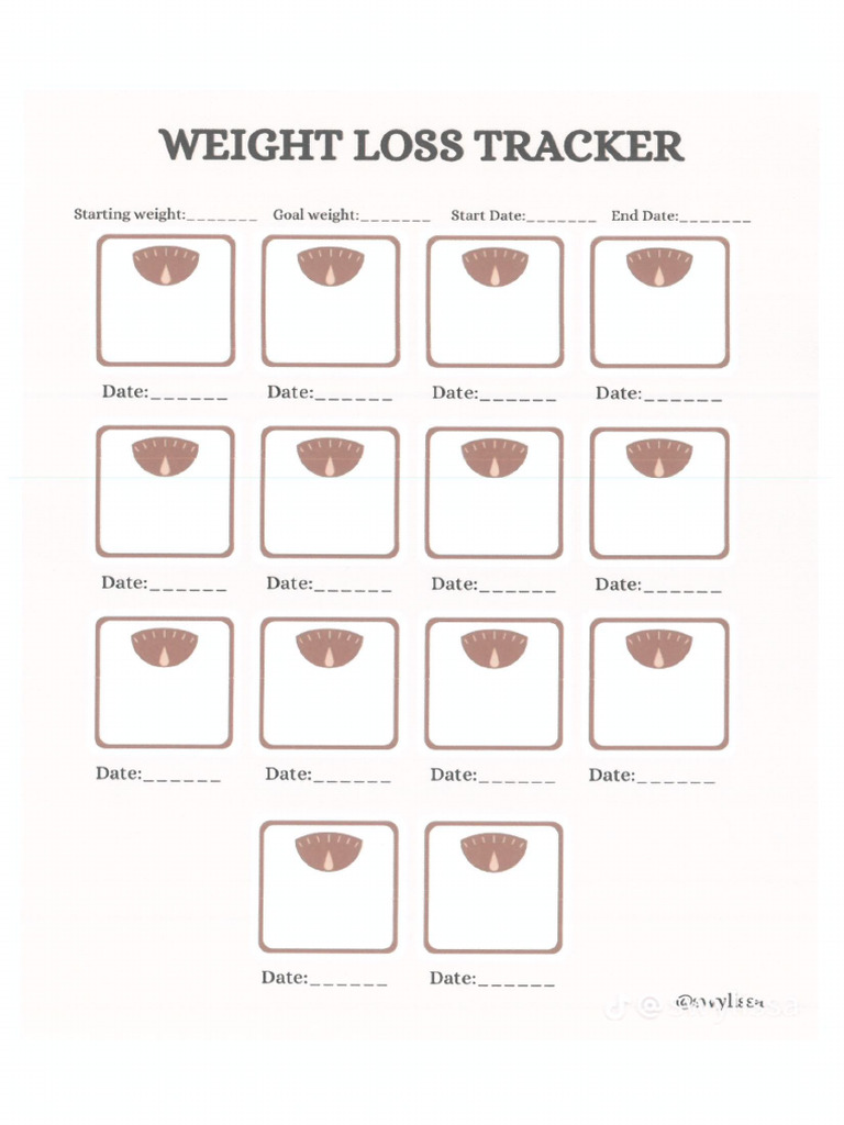 Weight Tracker | PDF