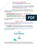 An Introduction To Sampling Methods