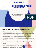 Chapter 6 Business Model For E-Business