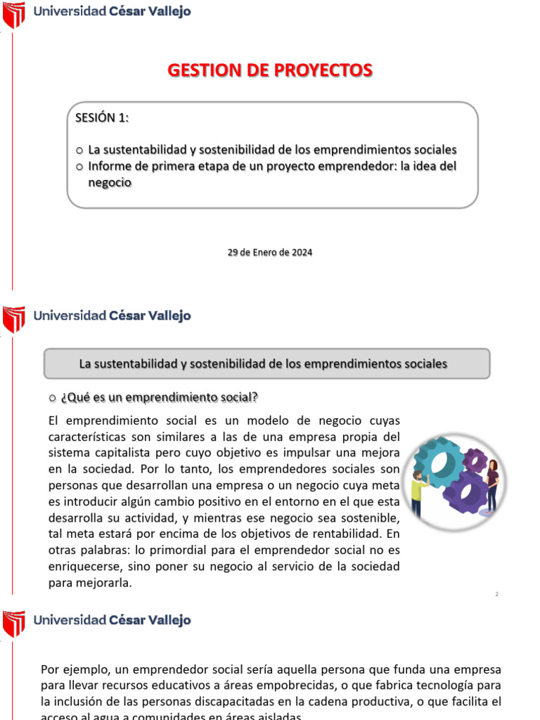 Emprendimiento Social y Sostenible | PDF | Iniciativa empresarial ...