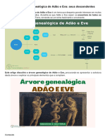 Material de Estudo++árvore Genealógica de Adão e Eva