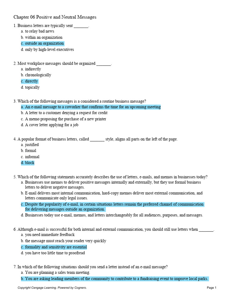 Chapter 6 Mc Questions Pdf Communication Social Media