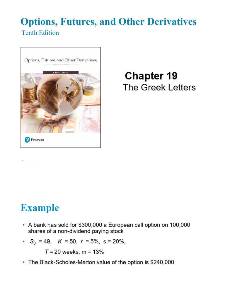 Chapter 19 Greek Letters | Download Free PDF | Greeks (Finance ...
