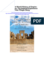 The Oxford World History of Empire Volume One The Imperial Experience Peter Fibiger Bang Full Chapter