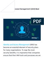 Identity & Access Management (IAM) Best Practices