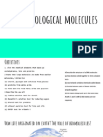 IGSE Unit 4 - Biological Molecules