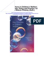 New Directions in Childrens Welfare Professionals Policy and Practice 1St Edition Sharon Pinkney Auth Full Chapter