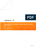 TOC - Vegetable and Animal Oils and Fats in France - ISIC 1514