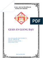 GIÁO ÁN GIẢNG DẠY Trần Duy Ân