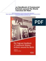 The Palgrave Handbook of Communist Women Activists Around The World Francisca de Haan Full Chapter