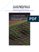 Download Science And Applications Of Nanoparticles Wagar Ahmed all chapter