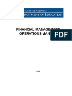 FINANCIAL MANAGEMENT OPERATIONS MANUAL Revised - As of DEC 2 1