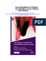 Download The Palgrave Handbook Of Critical Menstruation Studies 1St Ed Edition Chris Bobel full chapter