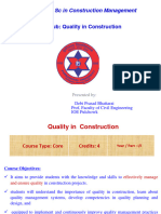 Chapter 1 &2 Quality in Construction