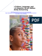 Download Science Culture Language And Education In America 1St Ed Edition Emily Schoerning all chapter