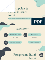 Pengumpulan & Penilaian Bukti Audit - Kel.7 - 21AK3