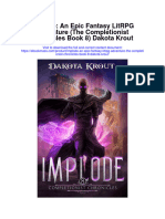 Implode An Epic Fantasy Litrpg Adventure The Completionist Chronicles Book 8 Dakota Krout Full Chapter