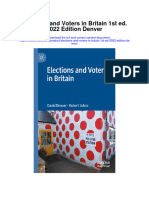 Download Elections And Voters In Britain 1St Ed 2022 Edition Denver full chapter