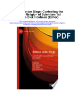 Download Science Under Siege Contesting The Secular Religion Of Scientism 1St Edition Dick Houtman Editor all chapter