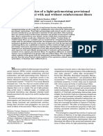 Dixon1995 Mechanical Properties of A Light-Polymerizing Provisional Restorative Material With and Without Reinforcement Fibers.