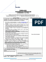 Formulario de Instrumentos Ambientales Categoria c Con Plan de Gestion Ambiental