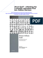 Science Without God Rethinking The History of Scientific Naturalism First Edition Edition Harrison All Chapter