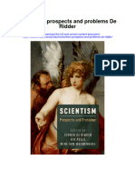 Scientism Prospects and Problems de Ridder All Chapter