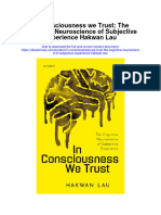 Download In Consciousness We Trust The Cognitive Neuroscience Of Subjective Experience Hakwan Lau full chapter