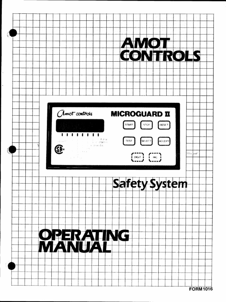 Amot_Microguard_II_Operating_Manual | PDF