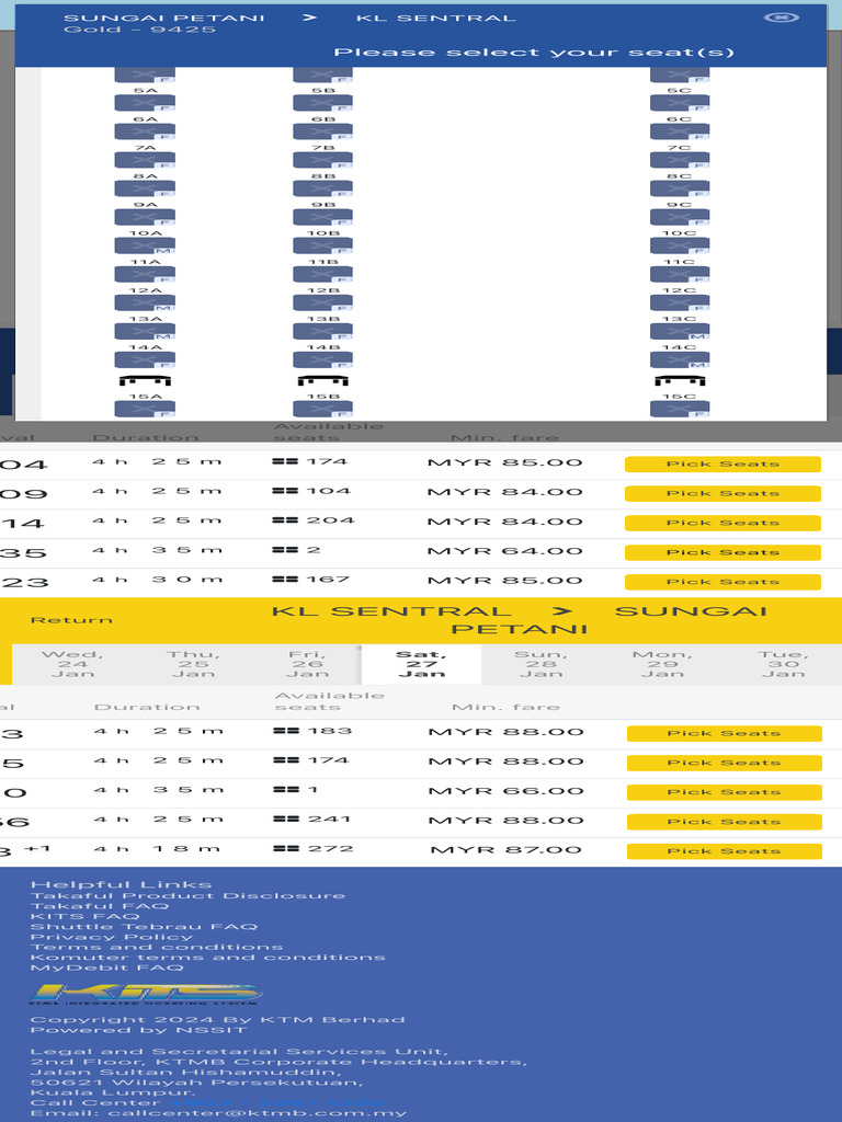Welcome To The KTMB Integrated Ticketing System | PDF | Rail Transport ...