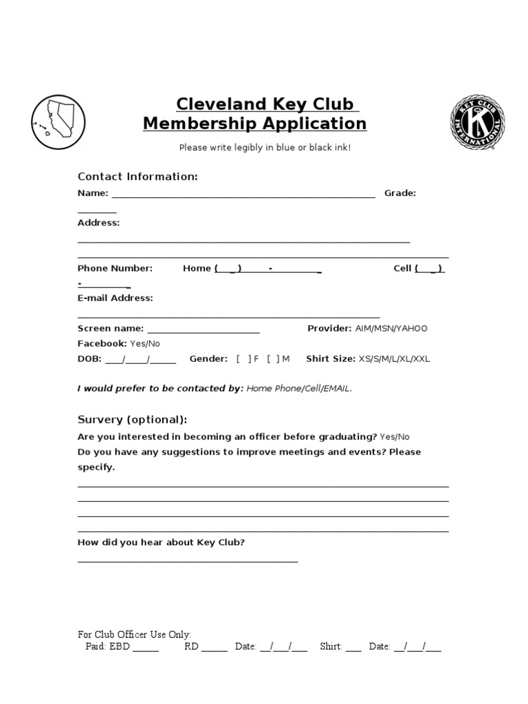 Member App. KeyClub | PDF