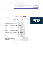 Convocatoria - Nuevos Costos 2025